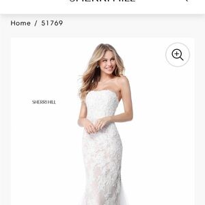 Sherri Hill Elegant Ivory Dress
